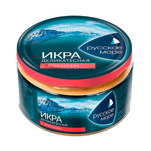 Delicacy caviar "Russian sea" with salmon 165 g